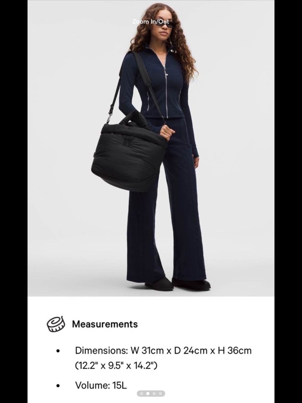 Lululemon On My Level Tote Puffy 15L - Picture 2 of 6